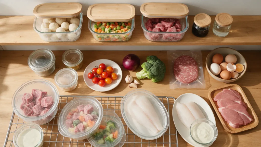 Alimentos que se pueden congelar correctamente en casa
